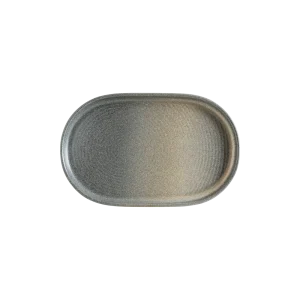 Bonna Hornfels Ripple Oval Tabak 15 cm