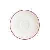 Bonna Linea Burgundy Gourmet Kahve Fincanı Tabağı 12 cm