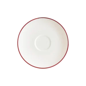 Bonna Linea Burgundy Gourmet Kahve Fincanı Tabağı 12 cm