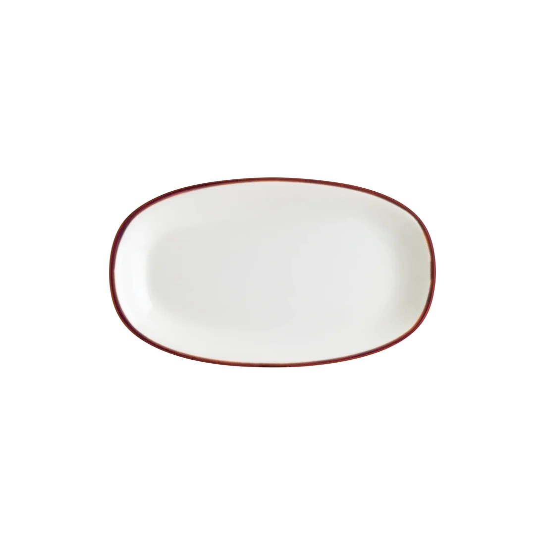 Bonna Linea Burgundy Gourmet Oval Kayık Tabak 19*11 cm 1 Bonna Linea Burgundy Gourmet Oval Kayık Tabak 19*11 cm