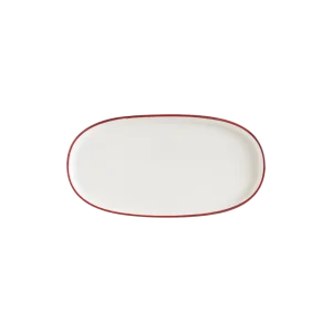 Bonna Linea Burgundy Hygge 21cm  Oval Tabak