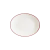 Bonna Linea Burgundy Moove Oval Tabak 25 cm