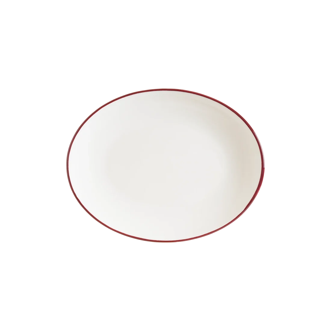 Bonna Linea Burgundy Moove Oval Tabak 25 cm 1 Bonna Linea Burgundy Moove Oval Tabak 25 cm