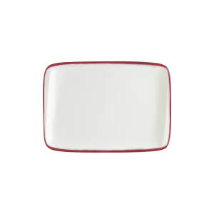 Bonna Linea Burgundy Moove Dikdörtgen Tabak 23*16 cm
