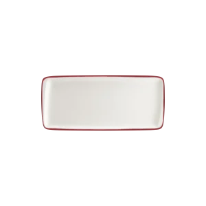 Bonna Linea Burgundy Moove Dikdörtgen Tabak 34*16 cm