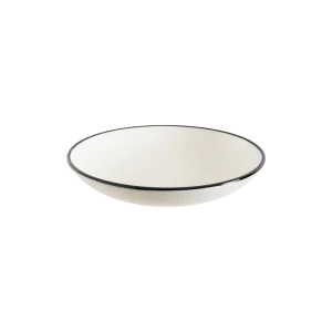 Bonna Linea Black Bloom Çukur Tabak 23 cm 1000 cc
