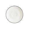 Bonna Linea Black Gourmet Kahve Fincanı Tabağı 12 cm