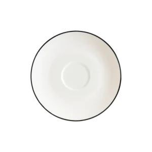 Bonna Linea Black Gourmet Kahve Fincanı Tabağı 12 cm
