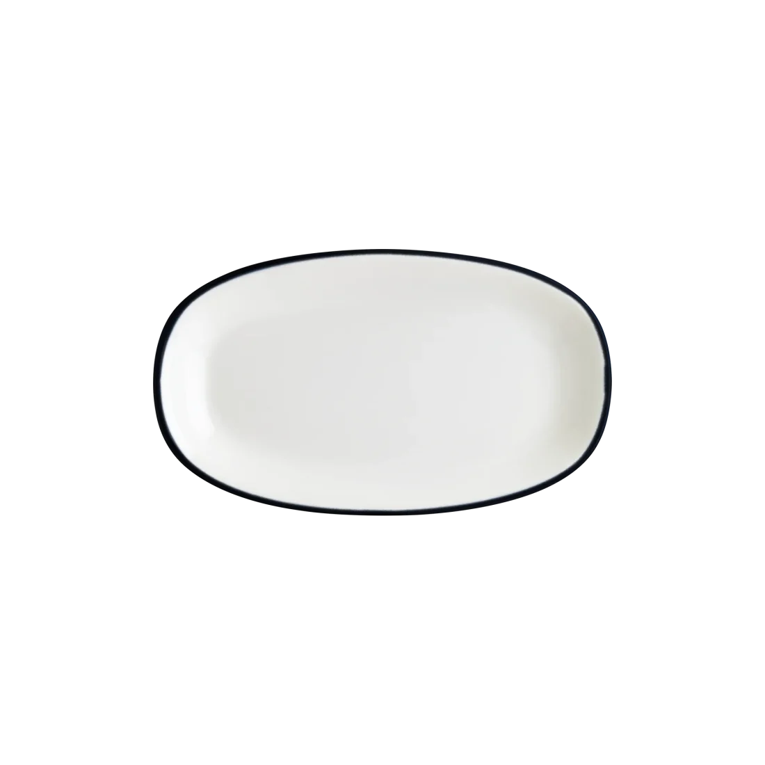 Bonna Linea Black Gourmet Oval Kayık Tabak 19*11 cm 1 Bonna Linea Black Gourmet Oval Kayık Tabak 19*11 cm
