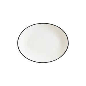 Bonna Linea Black Moove Oval Tabak 25 cm