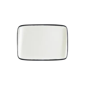 Bonna Linea Black Moove Dikdörtgen Tabak 23*16 cm