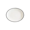 Bonna Linea Black Moove Oval Tabak 36*28 cm