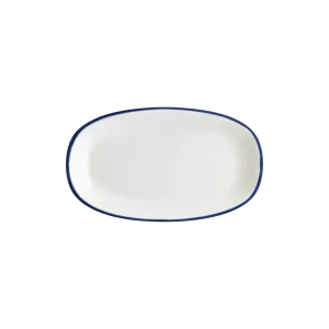 Bonna Linea Blue Gourmet Oval Kayık Tabak 19*11 cm
