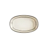 Bonna Cortado Spiral Gourmet Oval Kayık Tabak 19*11 cm