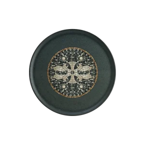 Bonna Mezopotamya Mozaik Antrasit Gourmet Pizza Tabağı 32 cm