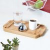 Biradlı Ahşap St. D.Gen T.Kahve Sunum Set 25X15X1,8