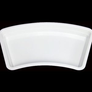 Biradlı Açık Büfe Melamin Sunumu 53,5X26,5X6,5 Cm