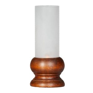 Biradlı Ahşap Şamdan (Siyah, Kahverengi)