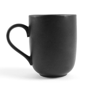 Kütahya Porselen Mat Siyah Kupa Mug